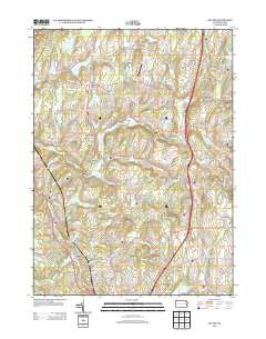 Dalton Pennsylvania Historical topographic map, 1:24000 scale, 7.5 X 7.5 Minute, Year 2013
