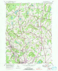 Dalton Pennsylvania Historical topographic map, 1:24000 scale, 7.5 X 7.5 Minute, Year 1946