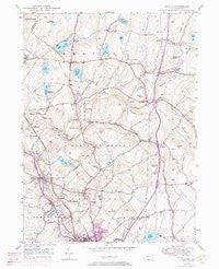 Dalton Pennsylvania Historical topographic map, 1:24000 scale, 7.5 X 7.5 Minute, Year 1946