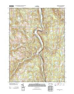 Damascus Pennsylvania Historical topographic map, 1:24000 scale, 7.5 X 7.5 Minute, Year 2013