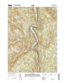 Damascus Pennsylvania Current topographic map, 1:24000 scale, 7.5 X 7.5 Minute, Year 2016