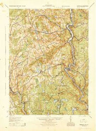 Damascus Pennsylvania Historical topographic map, 1:62500 scale, 15 X 15 Minute, Year 1944