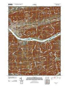 Danville Pennsylvania Historical topographic map, 1:24000 scale, 7.5 X 7.5 Minute, Year 2010