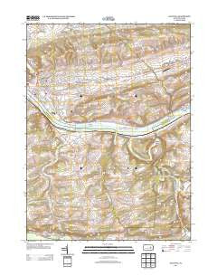 Danville Pennsylvania Historical topographic map, 1:24000 scale, 7.5 X 7.5 Minute, Year 2013