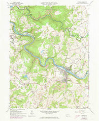 Dawson Pennsylvania Historical topographic map, 1:24000 scale, 7.5 X 7.5 Minute, Year 1964
