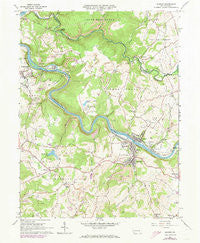 Dawson Pennsylvania Historical topographic map, 1:24000 scale, 7.5 X 7.5 Minute, Year 1964
