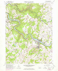 Dawson Pennsylvania Historical topographic map, 1:24000 scale, 7.5 X 7.5 Minute, Year 1964