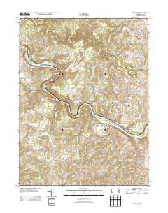 Dawson Pennsylvania Historical topographic map, 1:24000 scale, 7.5 X 7.5 Minute, Year 2013