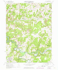 Dayton Pennsylvania Historical topographic map, 1:24000 scale, 7.5 X 7.5 Minute, Year 1968