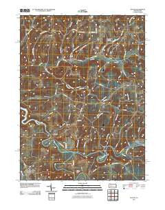 Dayton Pennsylvania Historical topographic map, 1:24000 scale, 7.5 X 7.5 Minute, Year 2011