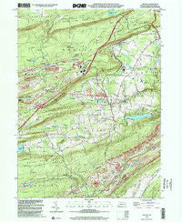 Delano Pennsylvania Historical topographic map, 1:24000 scale, 7.5 X 7.5 Minute, Year 1999