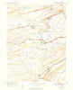 Delano Pennsylvania Historical topographic map, 1:24000 scale, 7.5 X 7.5 Minute, Year 1949