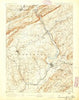 Delaware Water Gap Pennsylvania Historical topographic map, 1:62500 scale, 15 X 15 Minute, Year 1893