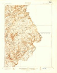 Delaware Water Gap Pennsylvania Historical topographic map, 1:48000 scale, 15 X 15 Minute, Year 1936