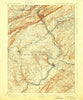 Delaware Watergap Pennsylvania Historical topographic map, 1:62500 scale, 15 X 15 Minute, Year 1893