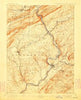 Delaware Watergap Pennsylvania Historical topographic map, 1:62500 scale, 15 X 15 Minute, Year 1893