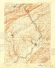 Delaware Watergap Pennsylvania Historical topographic map, 1:62500 scale, 15 X 15 Minute, Year 1893