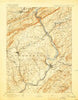 Delaware Watergap Pennsylvania Historical topographic map, 1:62500 scale, 15 X 15 Minute, Year 1893