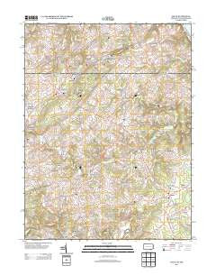 Delta Pennsylvania Historical topographic map, 1:24000 scale, 7.5 X 7.5 Minute, Year 2013