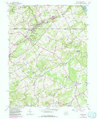 Delta Pennsylvania Historical topographic map, 1:24000 scale, 7.5 X 7.5 Minute, Year 1956
