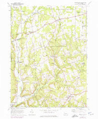Dempseytown Pennsylvania Historical topographic map, 1:24000 scale, 7.5 X 7.5 Minute, Year 1967