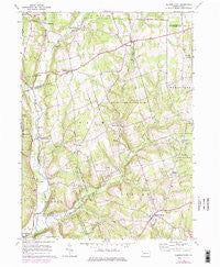 Dempseytown Pennsylvania Historical topographic map, 1:24000 scale, 7.5 X 7.5 Minute, Year 1967