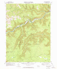 Dents Run Pennsylvania Historical topographic map, 1:24000 scale, 7.5 X 7.5 Minute, Year 1969