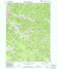Derrick City Pennsylvania Historical topographic map, 1:24000 scale, 7.5 X 7.5 Minute, Year 1969