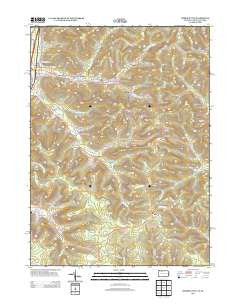 Derrick City Pennsylvania Historical topographic map, 1:24000 scale, 7.5 X 7.5 Minute, Year 2013
