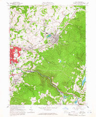 Derry Pennsylvania Historical topographic map, 1:24000 scale, 7.5 X 7.5 Minute, Year 1964