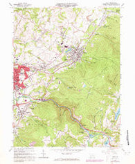 Derry Pennsylvania Historical topographic map, 1:24000 scale, 7.5 X 7.5 Minute, Year 1964