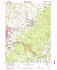 Derry Pennsylvania Historical topographic map, 1:24000 scale, 7.5 X 7.5 Minute, Year 1964