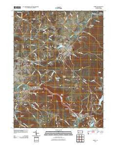 Derry Pennsylvania Historical topographic map, 1:24000 scale, 7.5 X 7.5 Minute, Year 2010