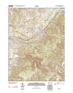 Derry Pennsylvania Historical topographic map, 1:24000 scale, 7.5 X 7.5 Minute, Year 2013