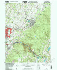Derry Pennsylvania Historical topographic map, 1:24000 scale, 7.5 X 7.5 Minute, Year 1998