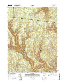 Devils Elbow Pennsylvania Current topographic map, 1:24000 scale, 7.5 X 7.5 Minute, Year 2016
