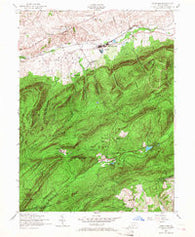 Dickinson Pennsylvania Historical topographic map, 1:24000 scale, 7.5 X 7.5 Minute, Year 1952