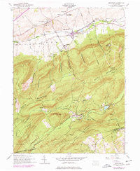 Dickinson Pennsylvania Historical topographic map, 1:24000 scale, 7.5 X 7.5 Minute, Year 1952