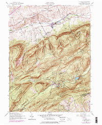 Dickinson Pennsylvania Historical topographic map, 1:24000 scale, 7.5 X 7.5 Minute, Year 1952