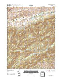 Dickinson Pennsylvania Historical topographic map, 1:24000 scale, 7.5 X 7.5 Minute, Year 2013