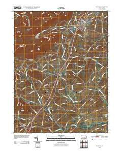 Dillsburg Pennsylvania Historical topographic map, 1:24000 scale, 7.5 X 7.5 Minute, Year 2010