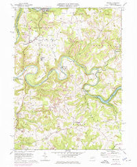 Distant Pennsylvania Historical topographic map, 1:24000 scale, 7.5 X 7.5 Minute, Year 1969