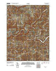 Distant Pennsylvania Historical topographic map, 1:24000 scale, 7.5 X 7.5 Minute, Year 2010