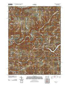 Distant Pennsylvania Historical topographic map, 1:24000 scale, 7.5 X 7.5 Minute, Year 2010