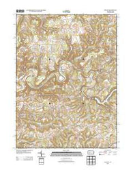 Distant Pennsylvania Historical topographic map, 1:24000 scale, 7.5 X 7.5 Minute, Year 2013