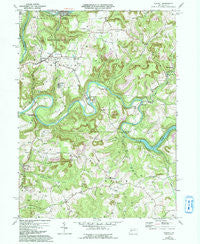 Distant Pennsylvania Historical topographic map, 1:24000 scale, 7.5 X 7.5 Minute, Year 1969