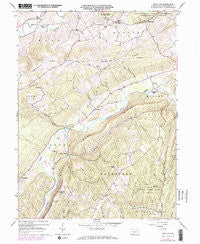 Donation Pennsylvania Historical topographic map, 1:24000 scale, 7.5 X 7.5 Minute, Year 1963