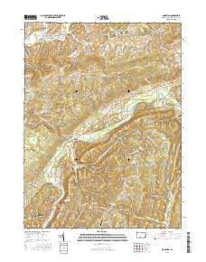 Donation Pennsylvania Current topographic map, 1:24000 scale, 7.5 X 7.5 Minute, Year 2016