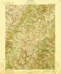 Donegal Pennsylvania Historical topographic map, 1:62500 scale, 15 X 15 Minute, Year 1922
