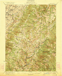 Donegal Pennsylvania Historical topographic map, 1:62500 scale, 15 X 15 Minute, Year 1922